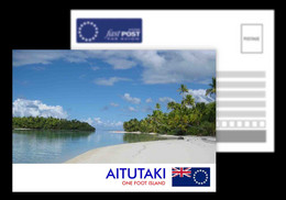 Aitutaki / One Foot Island / Cook Islands / Postcard / View Card - Cook Islands