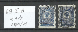 RUSSLAND RUSSIA 1908/1911 Michel 69 I A A + B O - Oblitérés