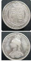 1 Shilling 1887 Great Britain Reino Unido Silver - I. 1 Shilling