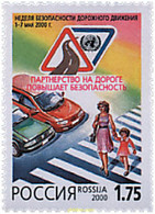 55797 MNH RUSIA 2000 SEMANA DE LA SEGURIDAD VIAL - Gebruikt