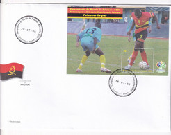 Angola 2006 Cover: Football Fussball Soccer Calcio; FIFA World Cup Germany; Angola Flag; S/s Cover - 2006 – Germany