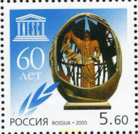 187257 MNH RUSIA 2005 60 ANIVERSARIO DE LA UNESCO - Oblitérés