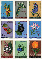 96170 MNH YUGOSLAVIA 1961 PLANTAS MEDICINALES - Collections, Lots & Séries