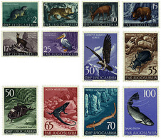 67148 MNH YUGOSLAVIA 1954 FAUNA - Collections, Lots & Series