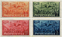 60292 MNH YUGOSLAVIA 1947 CONSTRUCCION DEL FERROCARRIL - Collections, Lots & Séries