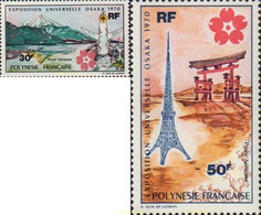 580259 MNH POLINESIA FRANCESA 1970 EXPOSICION UNIVERSA - OSAKA-70 - Usati