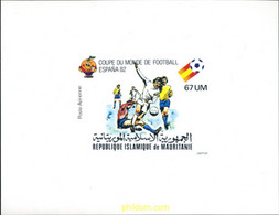 623209 MNH MAURITANIA 1980 COPA DEL MUNDO DE FUTBOL. ESPAÑA-82 - Mauritanie (1960-...)