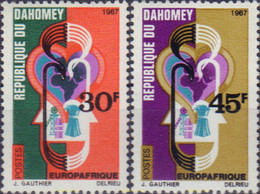 600154 MNH DAHOMEY 1967 EUROAFRICA - Other & Unclassified