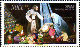 238174 MNH SAN PEDRO Y MIQUELON 2009 NAVIDAD - Gebraucht