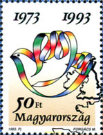 325771 MNH HUNGRIA 1993 CONFERENCIA SEGURIDAD EUROPEA - Used Stamps