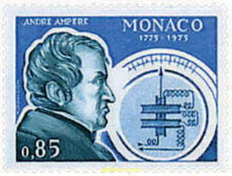 32561 MNH MONACO 1975 BICENTENARIO DEL NACIMIENTO DE ANDRE AMPERE - Andere & Zonder Classificatie