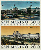 5821 MNH SAN MARINO 1981 LAS GRANDES CIUDADES DEL MUNDO. VIENA - Usati