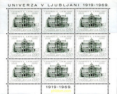 293975 MNH YUGOSLAVIA 1969 50 ANIVERSARIO DE LA UNIVERSIDAD DE LJUBLJANA - Colecciones & Series