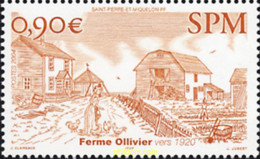 159355 MNH SAN PEDRO Y MIQUELON 2004 LA GRANJA OLLIVIER - Usati