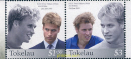 132440 MNH TOKELAU 2003 21 ANIVERSARIO DEL NACIMIENTO DEL PRINCIPE GUILLERMO - Tokelau