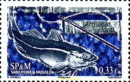 253126 MNH SAN PEDRO Y MIQUELON 2010 ARTESANIA LOCAL - Oblitérés