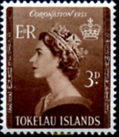 365753 HINGED TOKELAU 1953 CORONACION DE ISABEL II - Tokelau