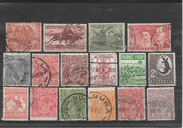 AUSTRALIE Petit Lot Oblitérés - Collections