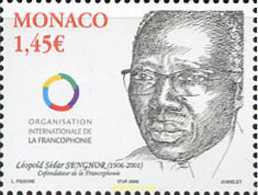 194470 MNH MONACO 2006 100 ANIVERSARIO DEL NACIMIENTO DE LEOPOLD SEDAR SENGHOR - Altri & Non Classificati