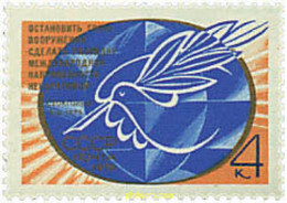 63376 MNH UNION SOVIETICA 1976 2 LLAMAMIENTO SOBRE DESARME EN ESTOCOLMO - Colecciones
