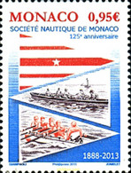 295742 MNH MONACO 2013 125 ANIVERSARIO DE LA SOCIEDAD NAUTICA DE MONACO - Otros & Sin Clasificación