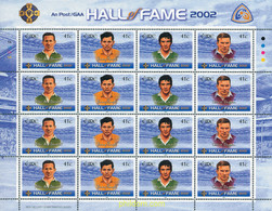 106713 MNH IRLANDA 2002 SALON DE LA FAMA 2002 - Lots & Serien