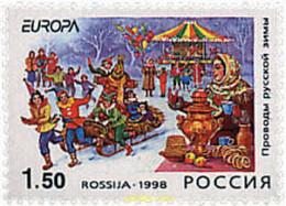 63153 MNH RUSIA 1998 EUROPA CEPT. FESTIVALES Y FIESTAS NACIONALES - Used Stamps