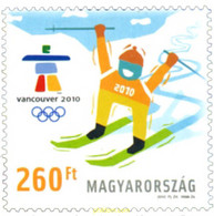 247665 MNH HUNGRIA 2010 21 JUEGOS OLIMPICOS INVIERNO VANCOUVER 2010 - Gebruikt