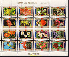 667045 USED UMM AL QIWAIN 1972 FLORES - Umm Al-Qiwain