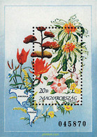 89649 MNH HUNGRIA 1991 FLORES DEL CONTINENTE AMERICANO - Oblitérés