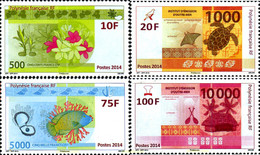 317850 MNH POLINESIA FRANCESA 2014 NUEVOS BILLETES - Used Stamps