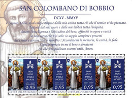 688615 MNH VATICANO 2015 SAN COLOMBANO - Usati