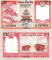 Nepal / 5 Rupees / 2012 / P-69(a) / UNC - Népal