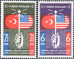 598812 MNH TURQUIA 1939 150 ANIVERSARIO DE LA CONSTITUCION DE LOS ESTADOS UNIDOS - ...-1858 Préphilatélie