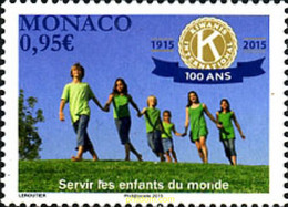 334061 MNH MONACO 2015 KIWANIS - Altri & Non Classificati