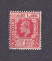 1907 Leeward Islands 38a MLH King Edward VII - Ungebraucht