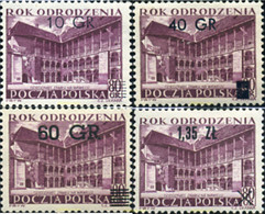 166229 MNH POLONIA 1956 SELLOS DE 1953 - Non Classés