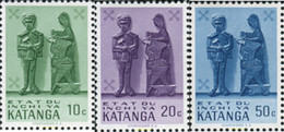 627499 MNH KATANGA 1961 ARTE INDIGENA - Katanga