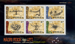 289577 MNH NUEVA ZELANDA 2012 ARTE RUPESTRE MOARI - Errors, Freaks & Oddities (EFO)