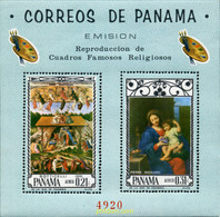 350152 MNH PANAMA 1966 PINTURA RELIGIOSA - Panama