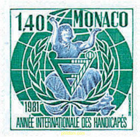 78847 MNH MONACO 1981 AÑO INTERNACIONAL DE LOS DISCAPACITADOS - Otros & Sin Clasificación