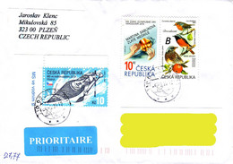 Czech Republic / Tchéquie 2022, Canoeing / Canoë Slalom / Birds / Oiseaux / Circulated Cover / Lettre Circulée - Canoë