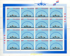 169040 MNH ISLANDIA 1995 AVIONES - Collezioni & Lotti