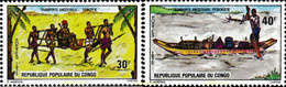 193906 MNH CONGO 1975 TRANSPORTES ANCESTRALES - FDC