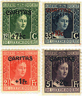 339398 HINGED LUXEMBURGO 1924 MUERTE DE LA GRAN DUQUESA MARIE-ADELAIDE - Oblitérés