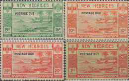 584748 MNH NUEVAS HEBRIDAS 1938 TASAS - Colecciones & Series