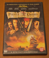DVD - Pirates Des Caraïbes - 1 - La Malédiction Du Black Pearl - 2 DVD - Johnny Depp, Bloom, Knightley, Rush, ... - Action, Aventure