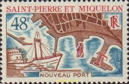 154206 MNH SAN PEDRO Y MIQUELON 1967 PUERTO - Gebruikt