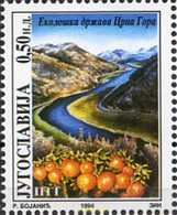 287580 MNH YUGOSLAVIA 1994 EL MONTENEGRO - ESTADO ECOLOGICO - Oblitérés