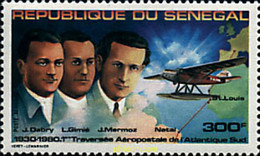 138515 MNH SENEGAL 1980 TRAVESIA DEL ATLANTICO SUR. - Sénégal (1960-...)